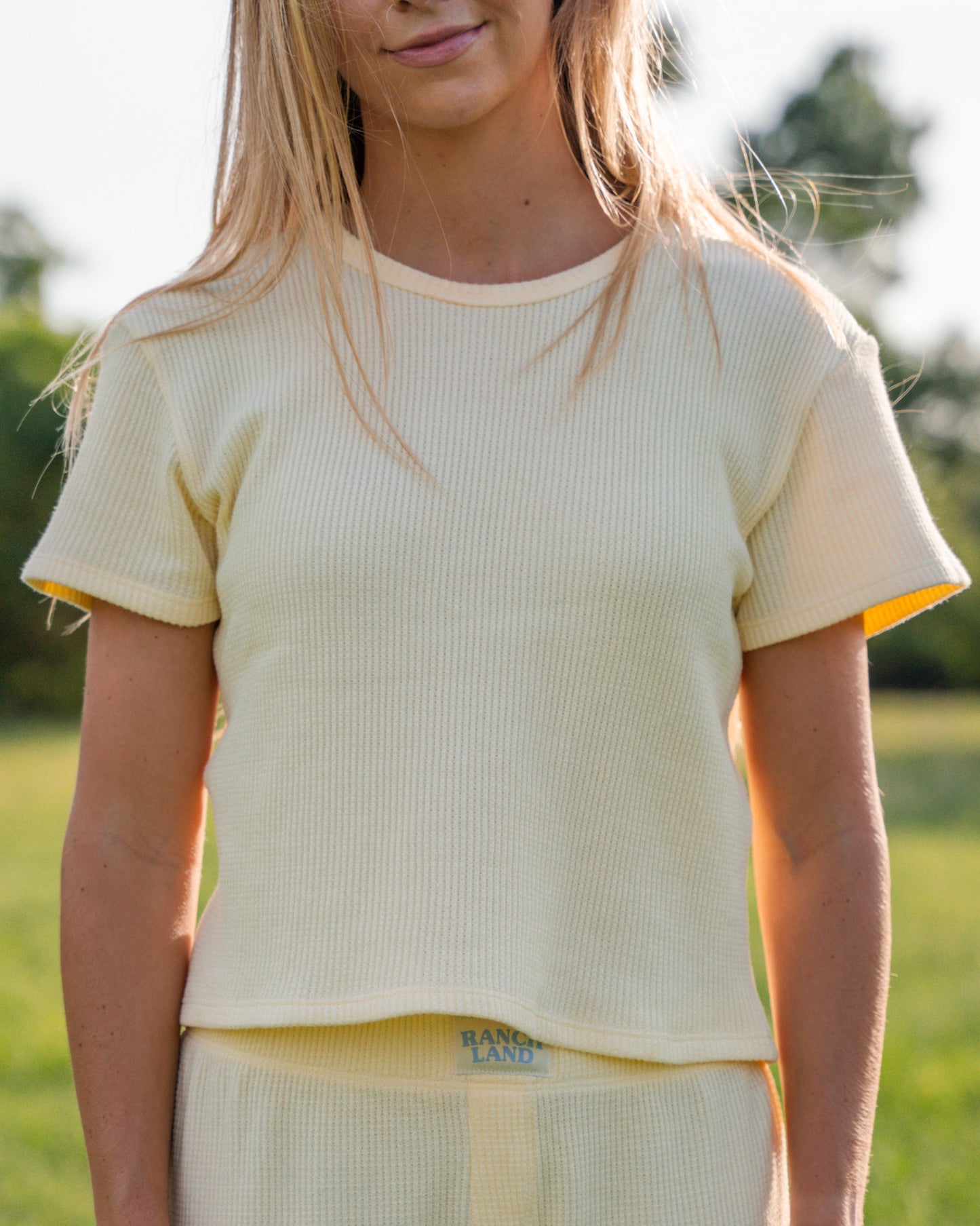 Essential Waffle Knit Tee