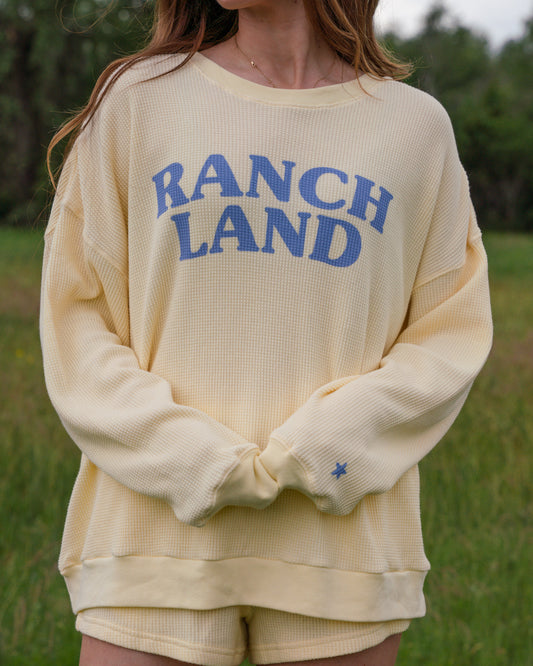 Heritage Waffle Knit Crew