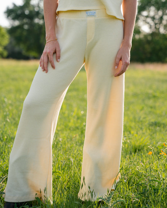 Essential Waffle Knit Pant