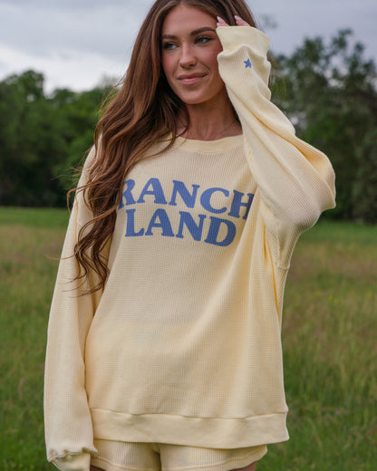 Heritage Waffle Knit Crew