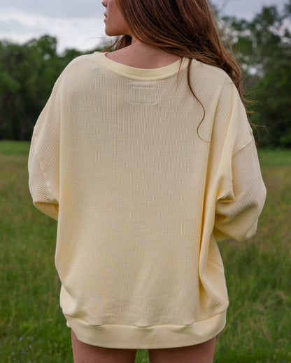 Heritage Waffle Knit Crew